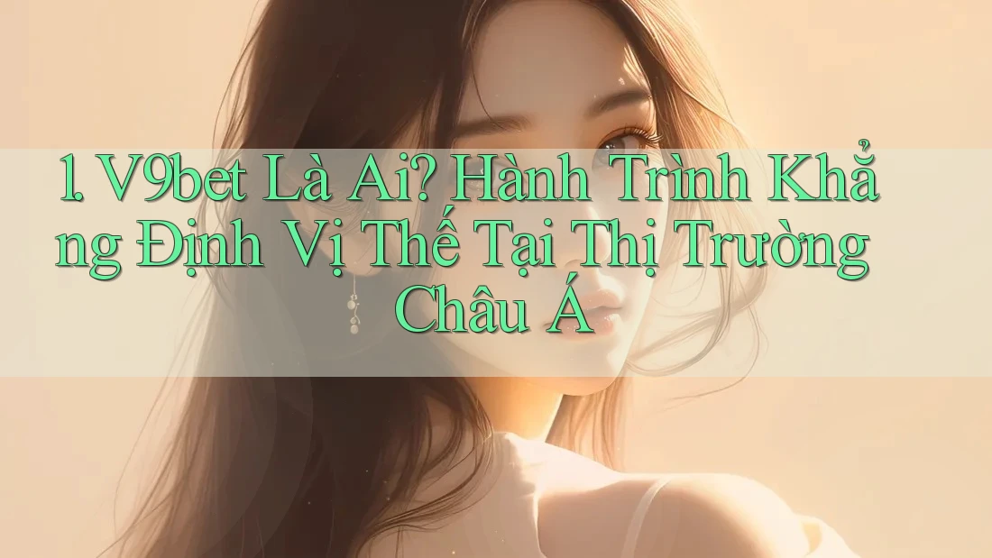 1. V9bet Là Ai? Hành Trình Khẳng Định Vị Thế Tại Thị Trường Châu Á