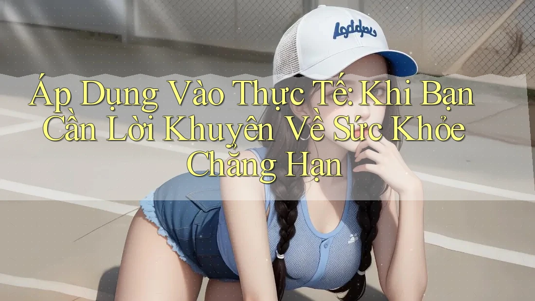 Áp Dụng Vào Thực Tế: Khi Bạn Cần Lời Khuyên Về Sức Khỏe Chẳng Hạn