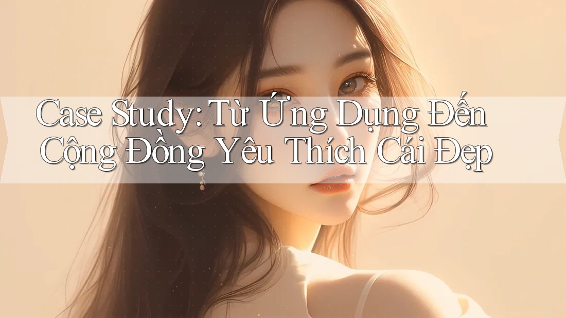 Case Study: Từ Ứng Dụng Đến Cộng Đồng Yêu Thích Cái Đẹp