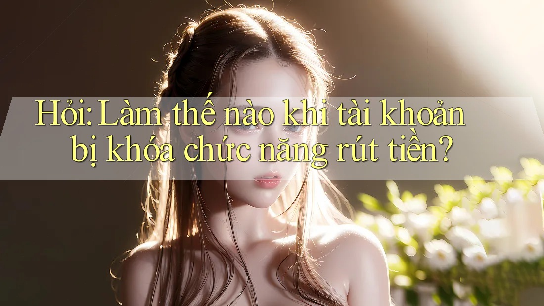Hỏi: Làm thế nào khi tài khoản bị khóa chức năng rút tiền?