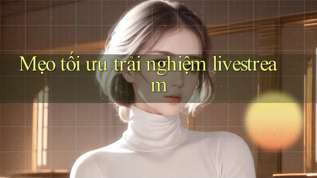 Mẹo tối ưu trải nghiệm livestream Mẹo tối ưu trải nghiệm livestream
