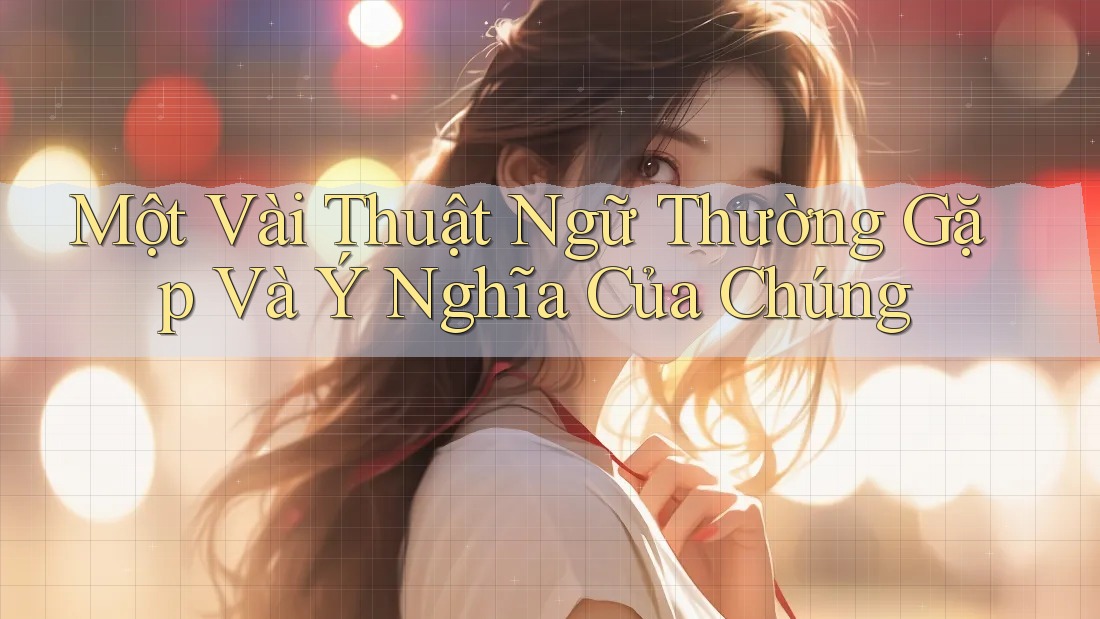 Một Vài Thuật Ngữ Thường Gặp Và Ý Nghĩa Của Chúng