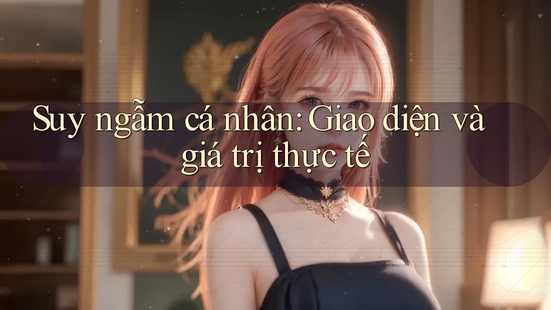 Suy ngẫm cá nhân: Giao diện và giá trị thực tế Suy ngẫm cá nhân: Giao diện và giá trị thực tế