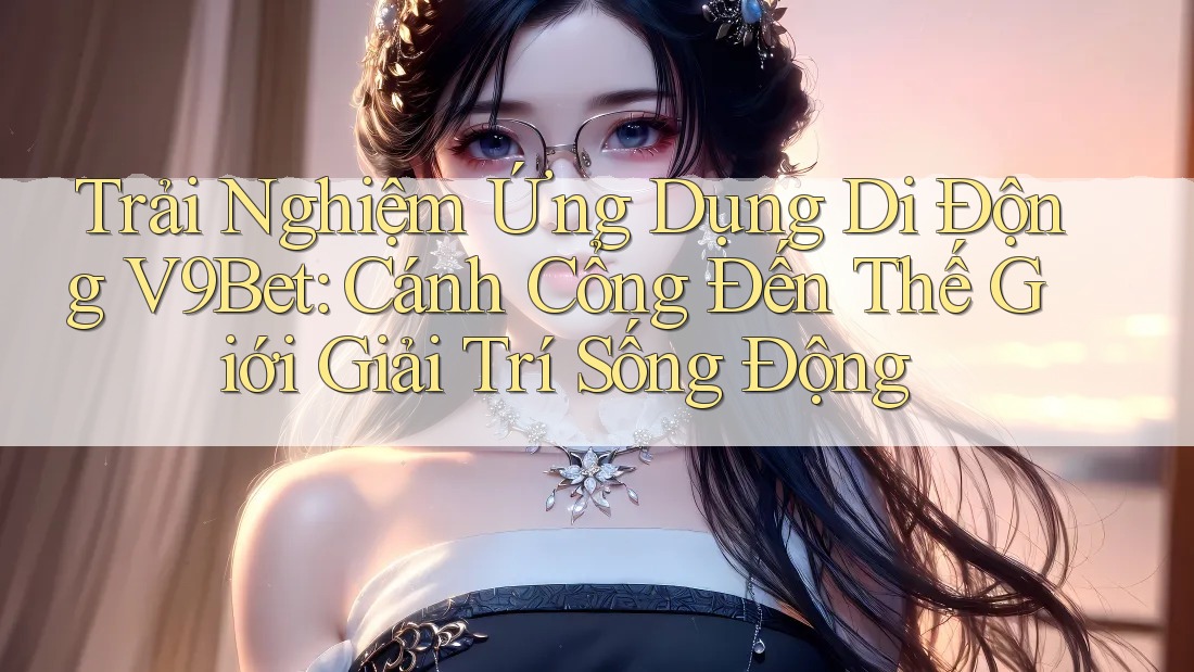 Trải Nghiệm Ứng Dụng Di Động V9Bet: Cánh Cổng Đến Thế Giới Giải Trí Sống Động
