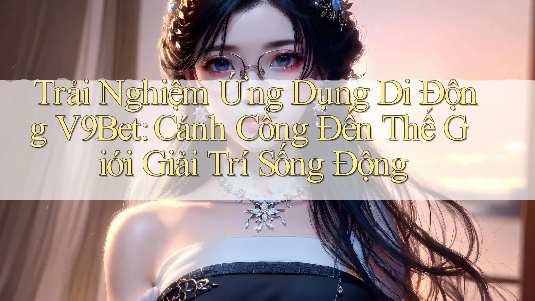 Trải Nghiệm Ứng Dụng Di Động V9Bet: Cánh Cổng Đến Thế Giới Giải Trí Sống Động