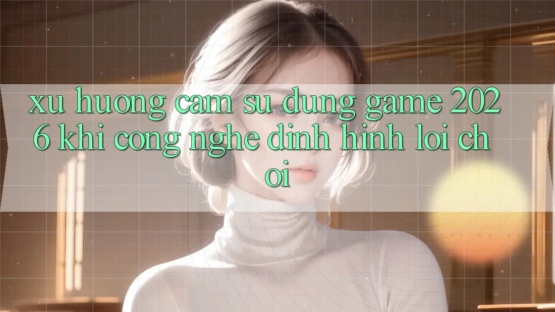 Xu Hướng Cảm sử dụng “Game 2026” - Khi Công Nghệ Định Hình Lối Chơi