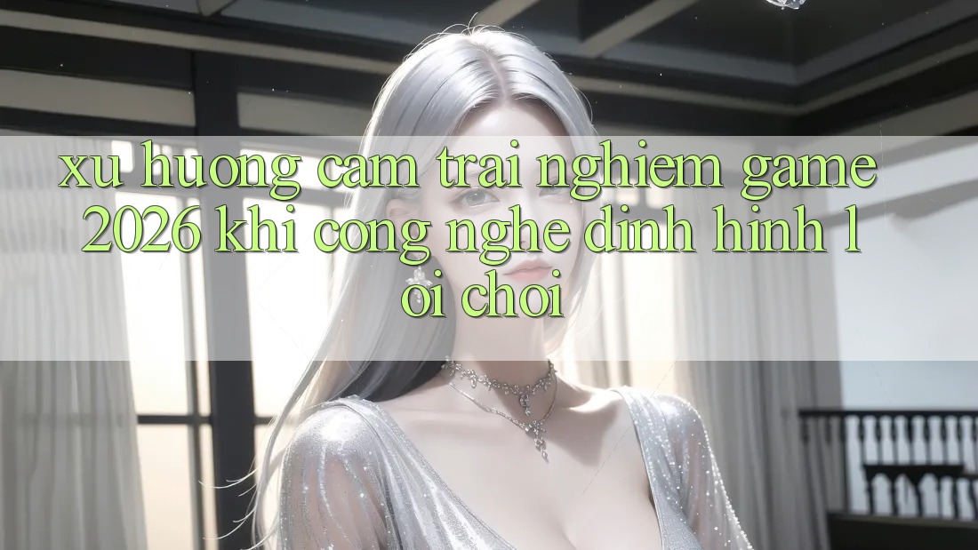 Xu Hướng Cảm trải nghiệm “Game 2026” - Khi Công Nghệ Định Hình Lối Chơi