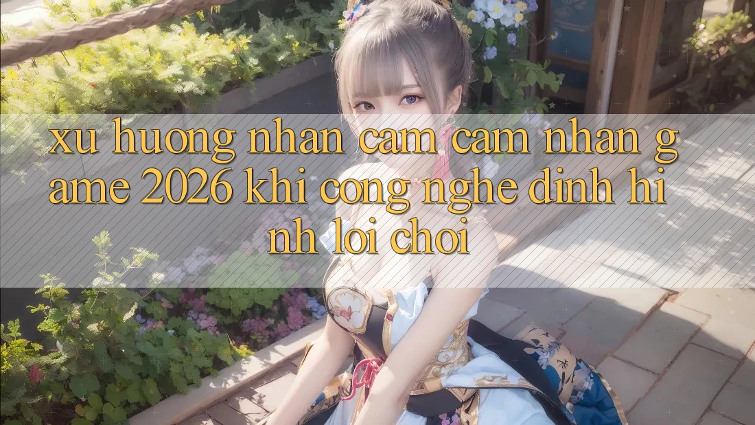 Xu Hướng Nhận cảm cảm nhận “Game 2026” - Khi Công Nghệ Định Hình Lối Chơi