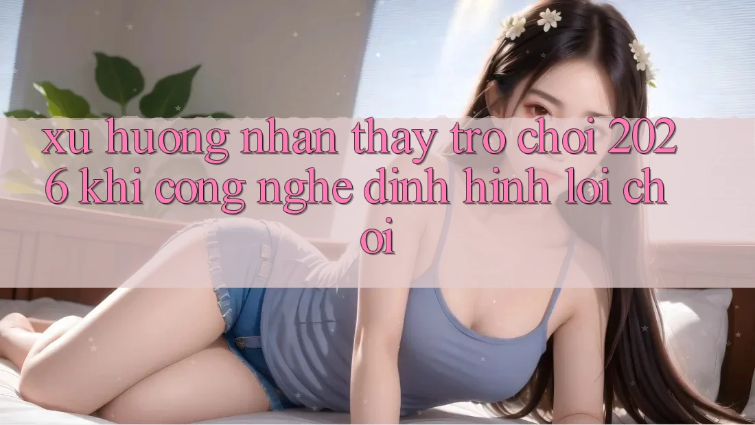 Xu Hướng Nhận thấy “Trò chơi 2026” - Khi Công Nghệ Định Hình Lối Chơi