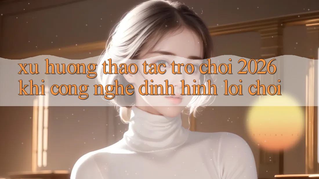 Xu Hướng Thao tác “Trò chơi 2026” - Khi Công Nghệ Định Hình Lối Chơi
